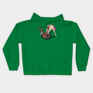 Ground and pound sean Kids Hoodie